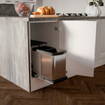 Recycling bin - manual/automatic pull out