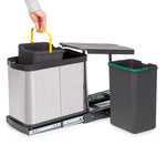 Recycling bin - manual/automatic pull out