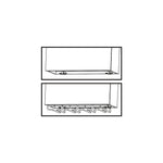 Glass holder for furniture