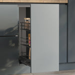 Titane Pull out rack for lower fixing with soft closing